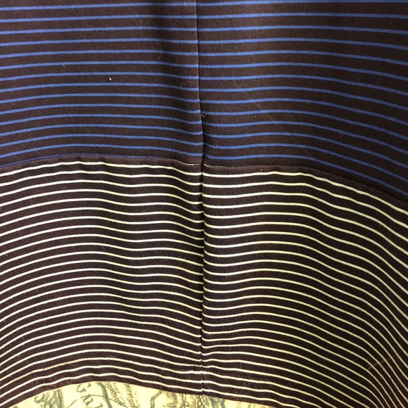 Merona Blue Striped Color Block Dress - Picture 5 of 8